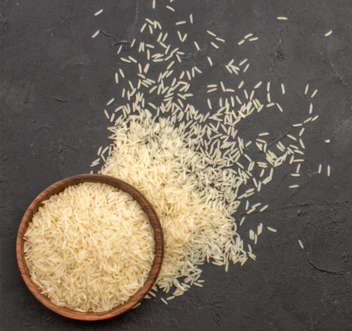Sharbati raw rice
